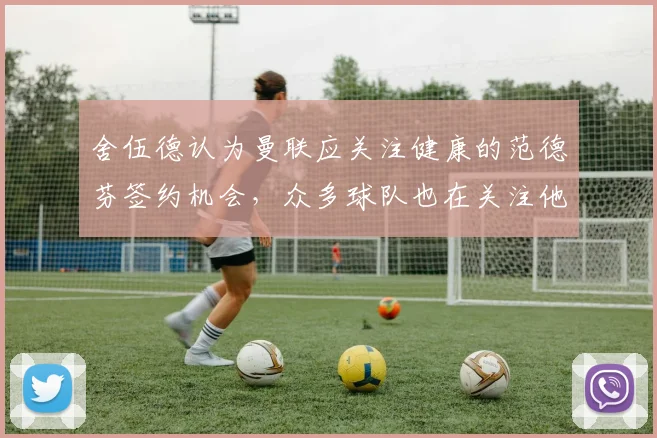 舍伍德认为曼联应关注健康的范德芬签约机会，众多球队也在关注他